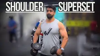 Shoulder Superset for fat loss and cutting | Superset Series Part 3