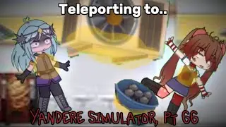 🔪 || Pt 66 Teleporting to Yandere simulator.. || #itsfunneh || #yanderesimulator || ✨