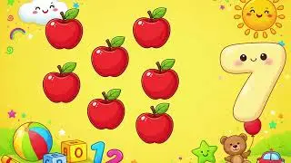 Learning numbers from 1 to 10🧸 Educational video for toddlers