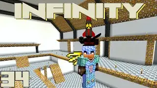 Minecraft Mods FTB Infinity - ORE PROCESSING ROOM [E34] (HermitCraft Modded Server)