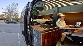 Vanlife Living In Parking lots | Video Games and Leftovers