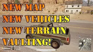 PUBG | NEW MAP! (Miramar) NEW VEHICLES! VAULTING!