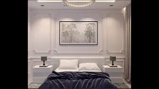 bedroom workshop interior design sketchup  عمل محاكاة تصميم غرفة نوم  اسكتش اب PART 3