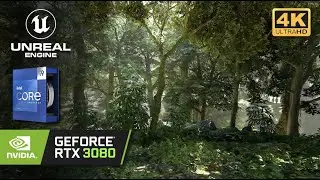 ✅ 4K ULTRA ✅ Virtual Forest Walk - Unreal Engine 5 ✅ Ultra Realistic 🔴 Jungle Forest Demo 🔴