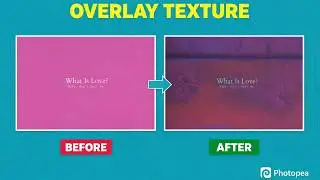 How to Add Overlay Texture to a Picture in Photopea