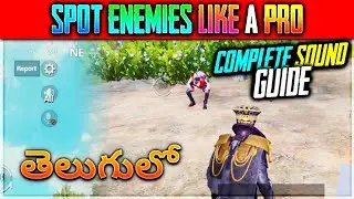 COMPLETE SOUND GUIDE! IMPROVE SOUND SENSE [PUBGMOBILE IN TELUGU] | SRK GAMING