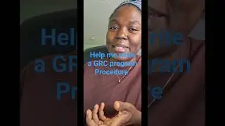 Create a GRC procedure with me. #cyberlife #thirdparty #cybersuccess #workingmom #technology #shorts