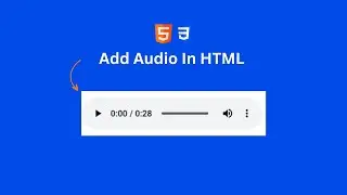 How to add audio in html in 1 minute  | html audio tag | Tarun Code