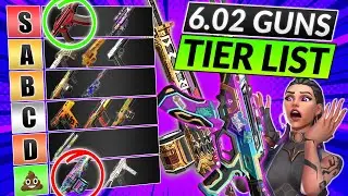 NEW UPDATED WEAPONS TIER LIST - BEST META GUNS in Patch 6.02 - Valorant Meta Guide