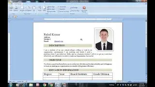 how to write a good effective latest CV for fresh in just 8 minutes