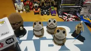 Star Wars Porg Pop Funko Flocked and Chase Flocked Porg