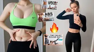 Пресс за 2 недели 🌈 ЛУЧШИЕ ТРЕНИРОВКИ для талии, попы и пресса 🔥 Chloe Ting's Abs workout 💪