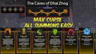 The Caves Of Dhal Zhog  Max Curse/Hardest Difficulty, Fast Easy (Soulstone Survivors) no commentary