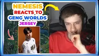 Nemesis Reacts to GENG WORLDS JERSEY 👀