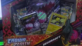 Opening Crown Zenith Regidrago V Collection - Pokemon Trading Card Game