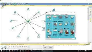 Membuat Topologi star di Cisco Packet Tracer - How to create topology star on Cisco