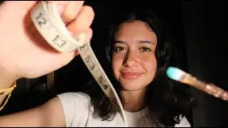 ASMR Face Touching, Measuring, Dotting, etc.