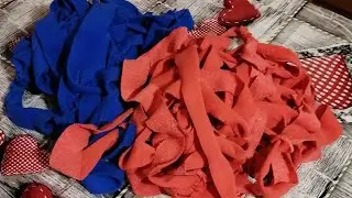 Что можно сделать из вещей Секонд Хенд. Не выбрасывайте старые вещи. Коврик своими руками😉 Переделка