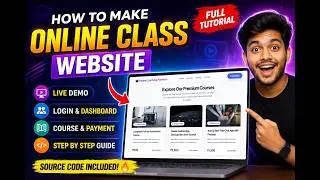 How to Make Online Class Website (Full Tutorial 2026) | Step by Step Guide