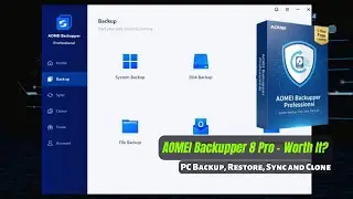 AOMEI Backupper 8 Professional Review | Best Backup & Restore Software 2025