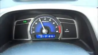 Honda Civic 4D дорога на  Алтай. Дорога Тюмень - Алтай, трасса М52