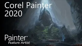 Corel Painter 2020 - Dragon Cave (Davey Baker)