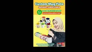 PRINITNG MUG BATAM,MUG CUSTOM MURAH,MUG CUSTOM SATUAN,MUG CUSTOM NAMA #mugs #souvenirmug #short