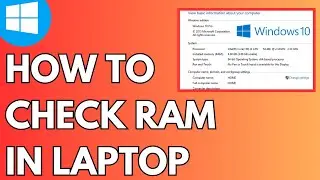 How to Check RAM in Laptop 2024 (Step by Step)
