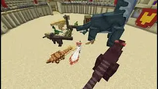 Minecraft 1.19.2 Dinosaur Mod Battle Royale