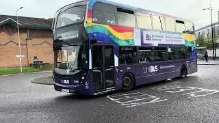 Bus on Roundabout