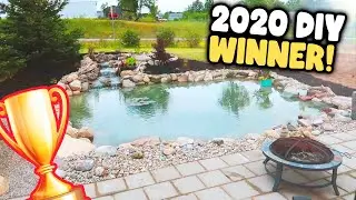 Best *DIY POND* EVER! Visiting the WINNER of the 2020 DIY POND BUILD CONTEST