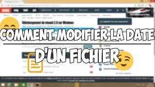 Comment modifier la date d'un fichier