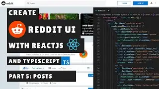 Create the Reddit UI with ReactJS - Part 5: Posts