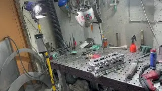 Welding between seat cracks PTK HANKER MULTIWAVE TIG 320 P AC/DC LCD H45 copes with 100%