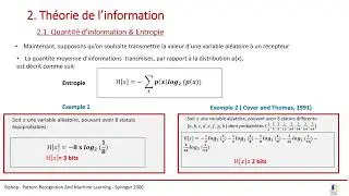 BAAZOUZ - Information Theory for machine learning