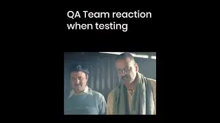 QA team reaction when testing😂 #shorts