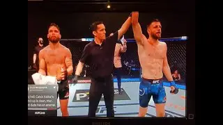 Calvin Katter stand up ELBOW KO Jeremy Stephen - REACTION