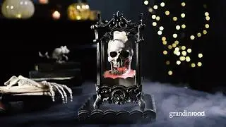 Foggy Skull Lantern | Grandin Road
