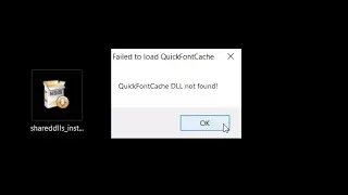 Quick Fix - QuickFontCache DLL not found! FL Studio