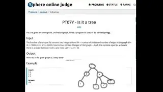 PT07Y-Is it a tree||Check if a graph is a tree topology||Tree||Graph||Basic