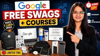 🔥Get FREE Google Swags worth lakhs | 99% Students don't know this | Free swags, Certificate + Course