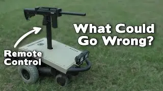 Building a Remote Controlled Mini Battle Tank Buster.  What could go wrong?