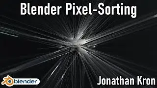 Blender Wallpapers with Pixel Sorting [Blender 2.9] | English