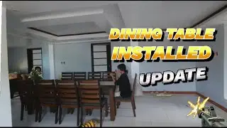DINNING TABLE INSTALLED / HOUSE UPDATE