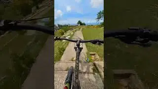 Riding down stairs | Urban Downhill MTB   #downhill #downhillmountainbiking #shorts  #mtb