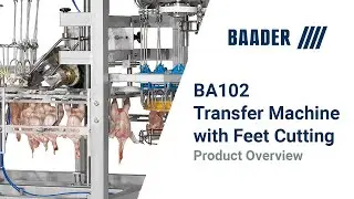 BAADER 102 Transfer Machine with Feet Cutting