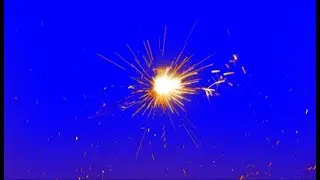 Blue screen  -- Sparks effect (Chroma key)