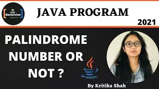 Check A Number Is Palindrome Or Not In Java | Palindrome Number Or Not | Java Program