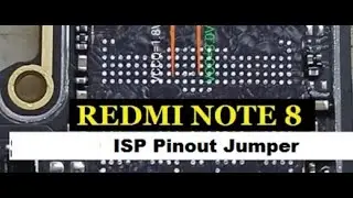 Redmi Note 8 ISP Pinout FRP Unlock Format Dead EMMC Repair Jumper Ways By GSM Free Equipment