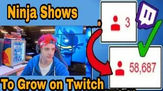 Ninja gives *AMAZING*  Tip to small streamers  to grow(Fortnite Moments